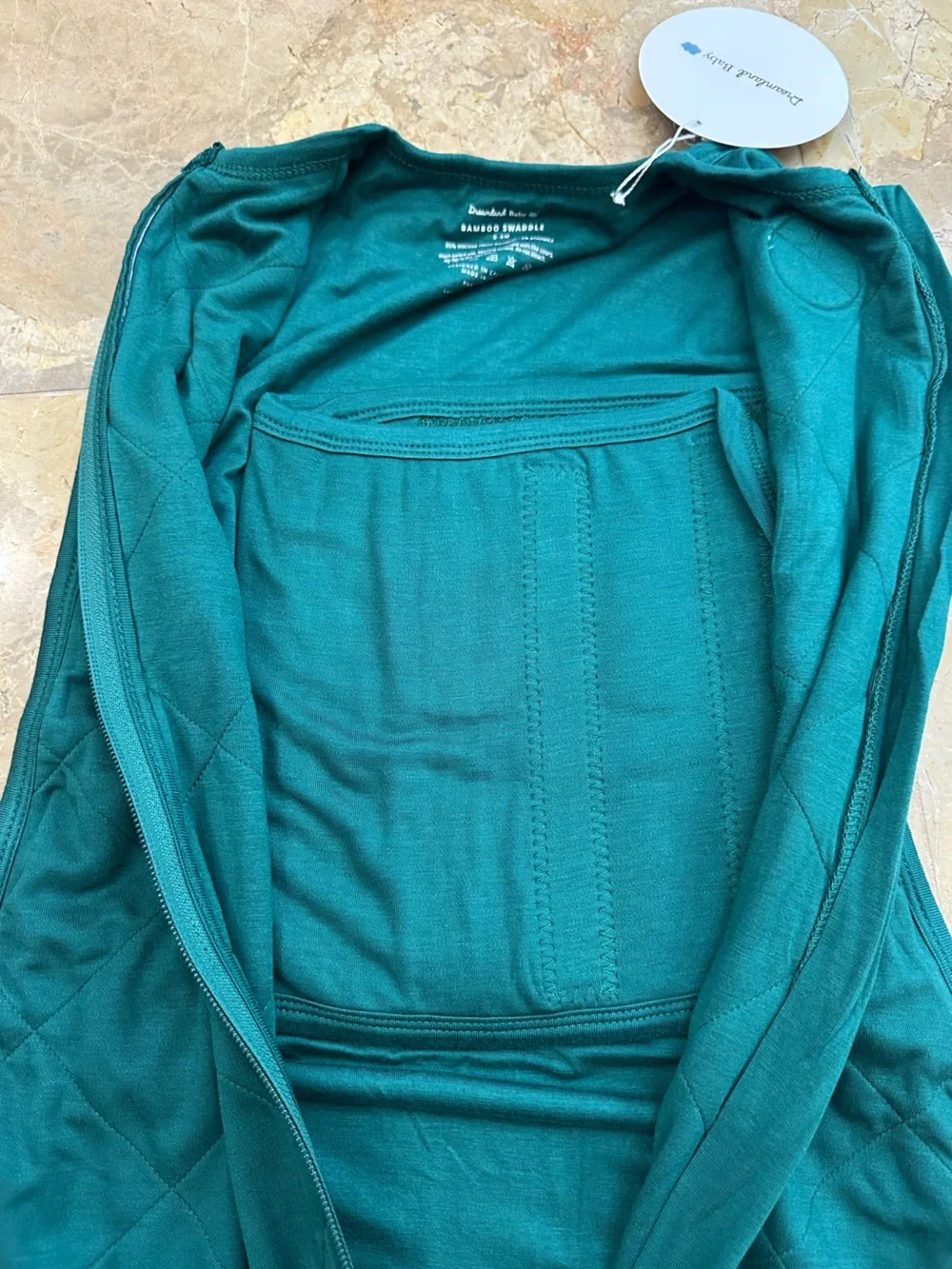 NWT Baby Dreamland Bamboo Swaddle Sack Sz 0-6 months